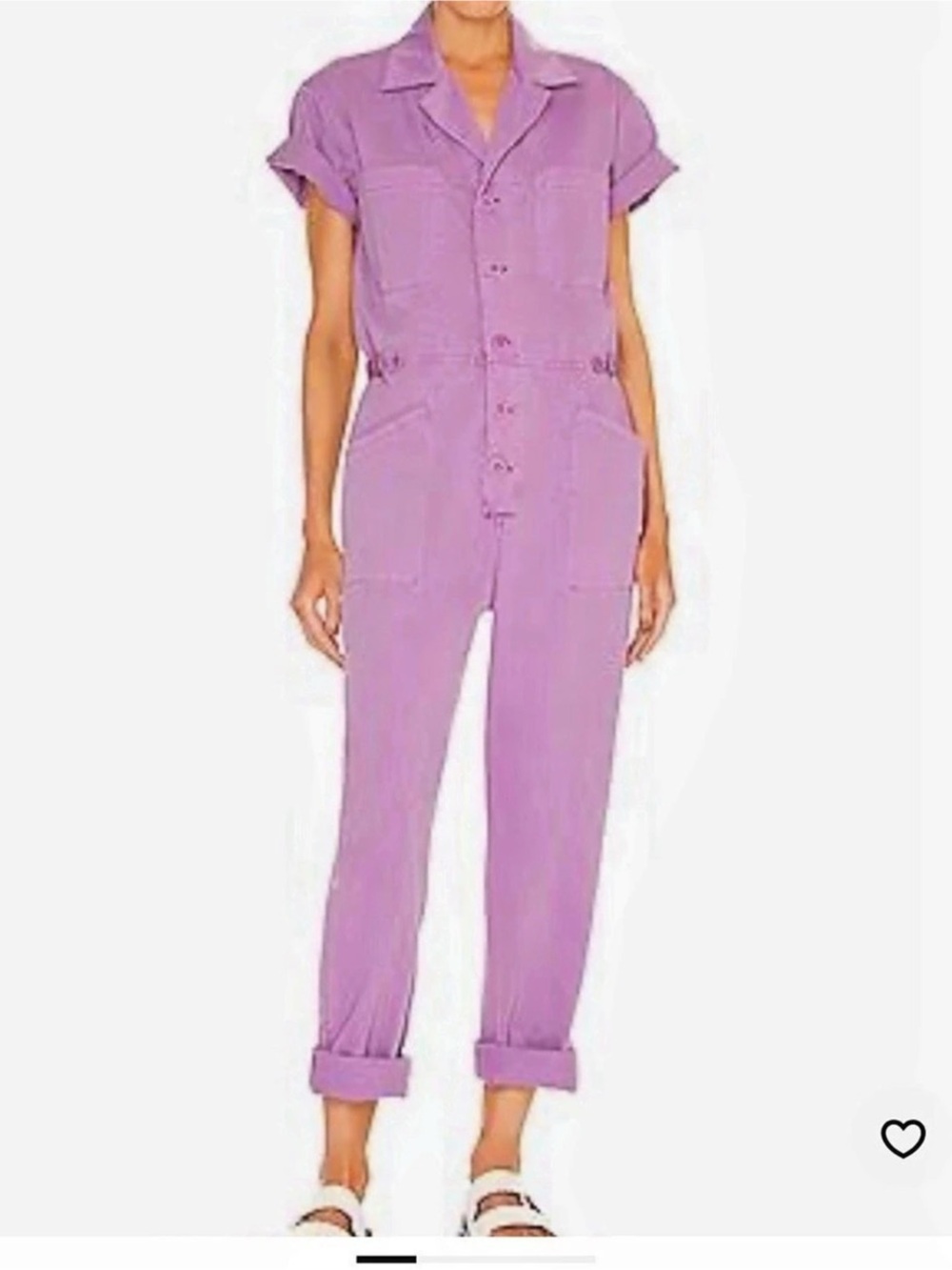 POSTOLA  Grover jumpsuit /Purple Short Sleeve Jumpsuit